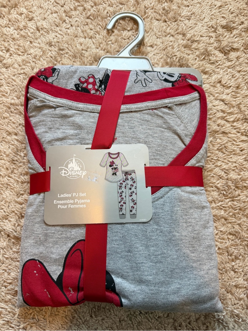NWT Disney Store Minnie Mouse PJ Lounge Set